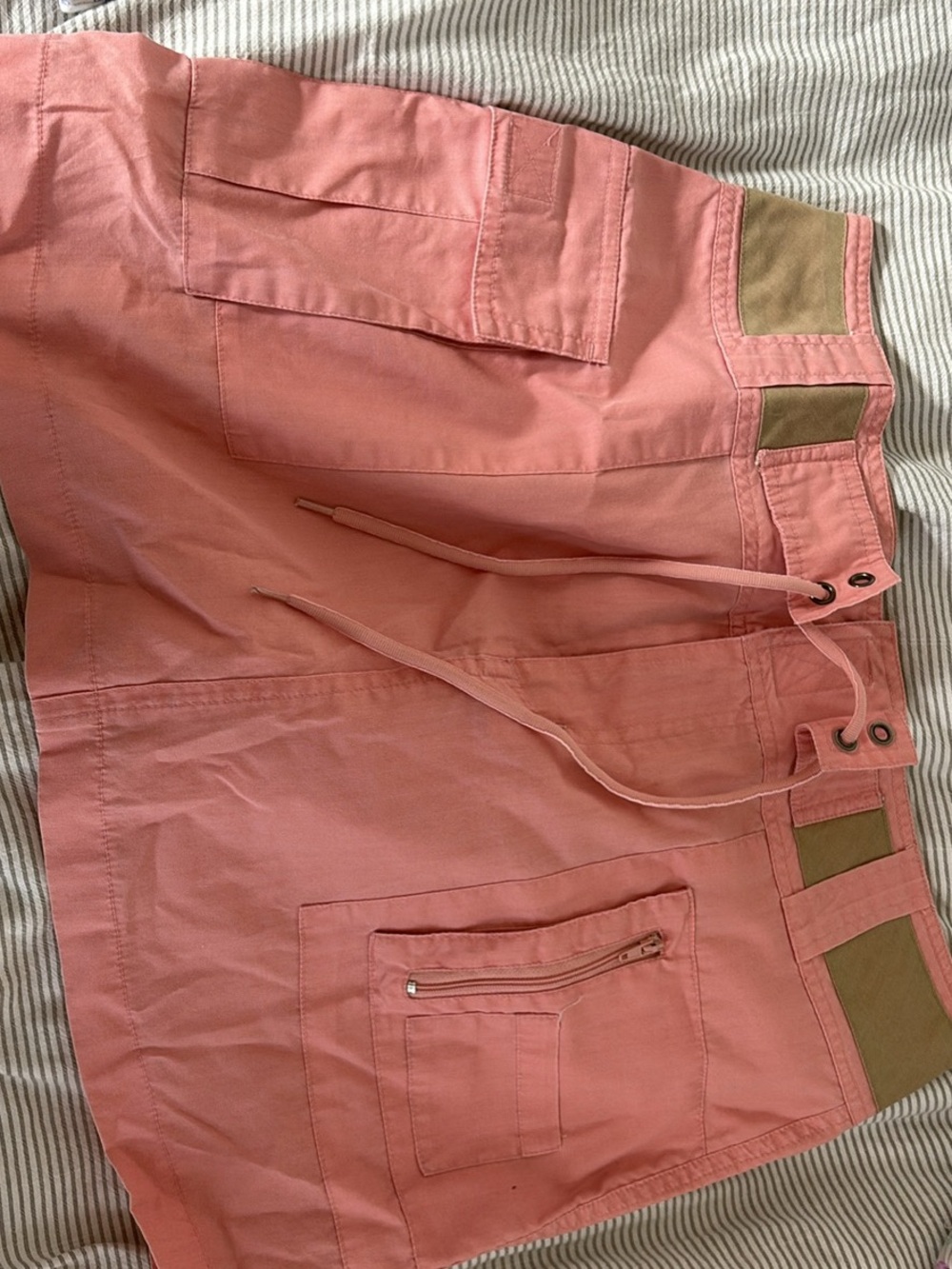 Women’s Coral Utility Skirt with Cargo Pockets